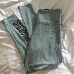 Olive green Victoria’s Secret pink legging